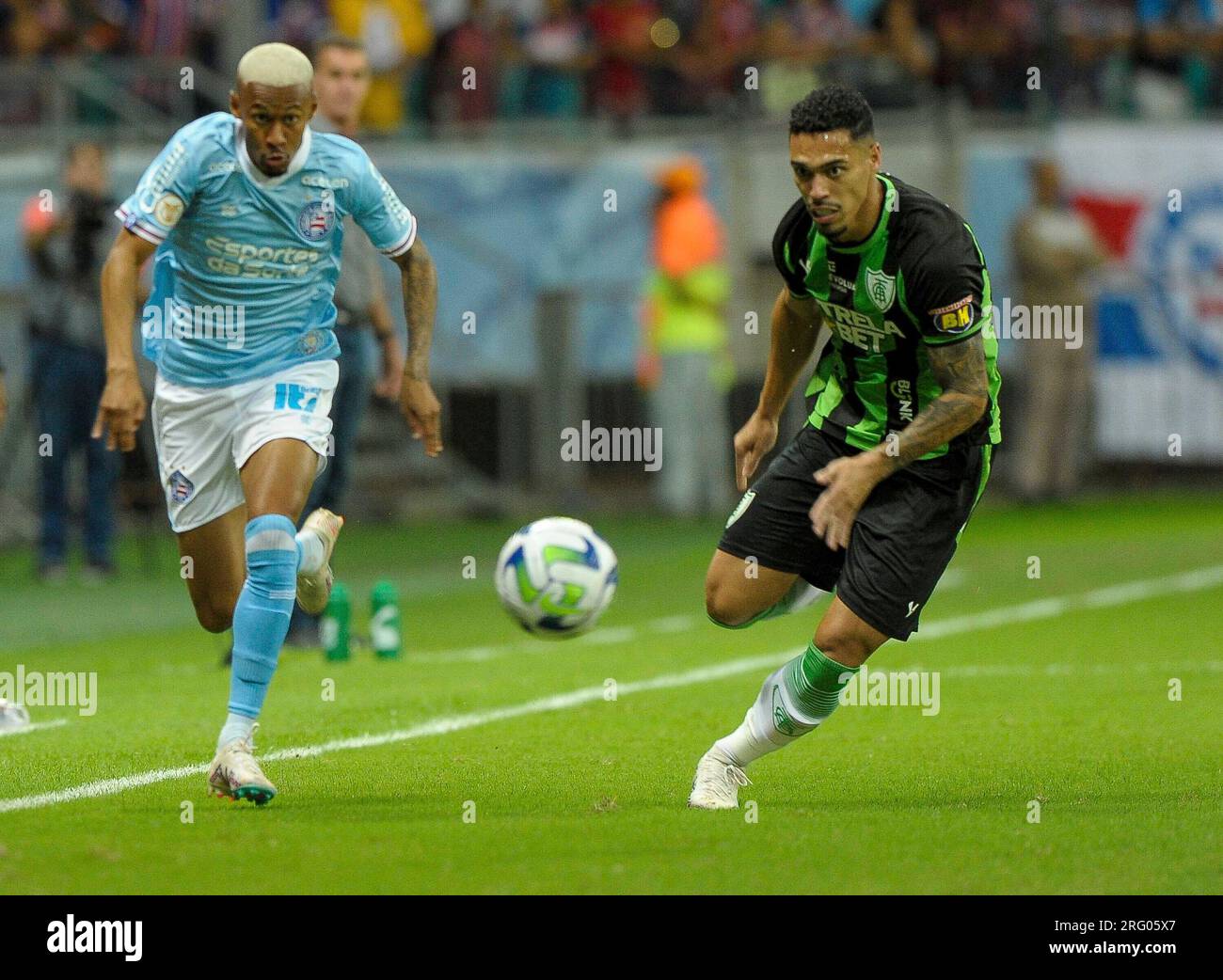 BA - SALVADOR - 08/06/2023 - BRAZILEIRO A 2023, BAHIA X AMERICA-MG - Ademir player from Bahia during a match against America-MG at Arena Fonte Nova stadium for the Brazilian championship A 2023. Photo: Jhony Pinho/AGIF (via AP) Banque D'Images