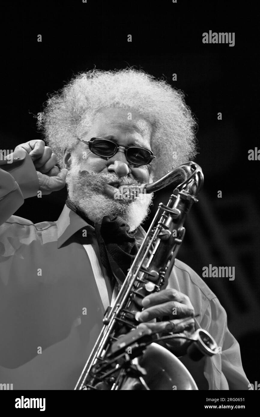 SONNY ROLLINS joue sur le Stade de Lyon Jimmy - 54ème festival de jazz de Monterey 2011 Banque D'Images