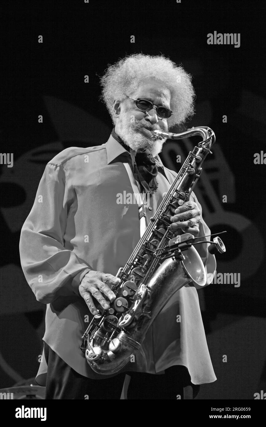 SONNY ROLLINS joue sur le Stade de Lyon Jimmy - 54ème festival de jazz de Monterey 2011 Banque D'Images