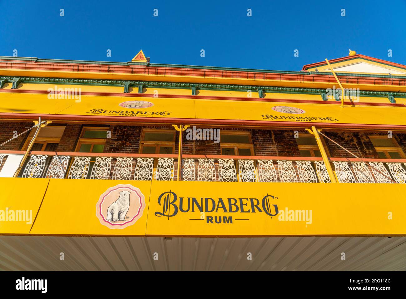 Le Metro Hotel dans le quartier des affaires de Bundaberg dans le queensland, en australie Banque D'Images