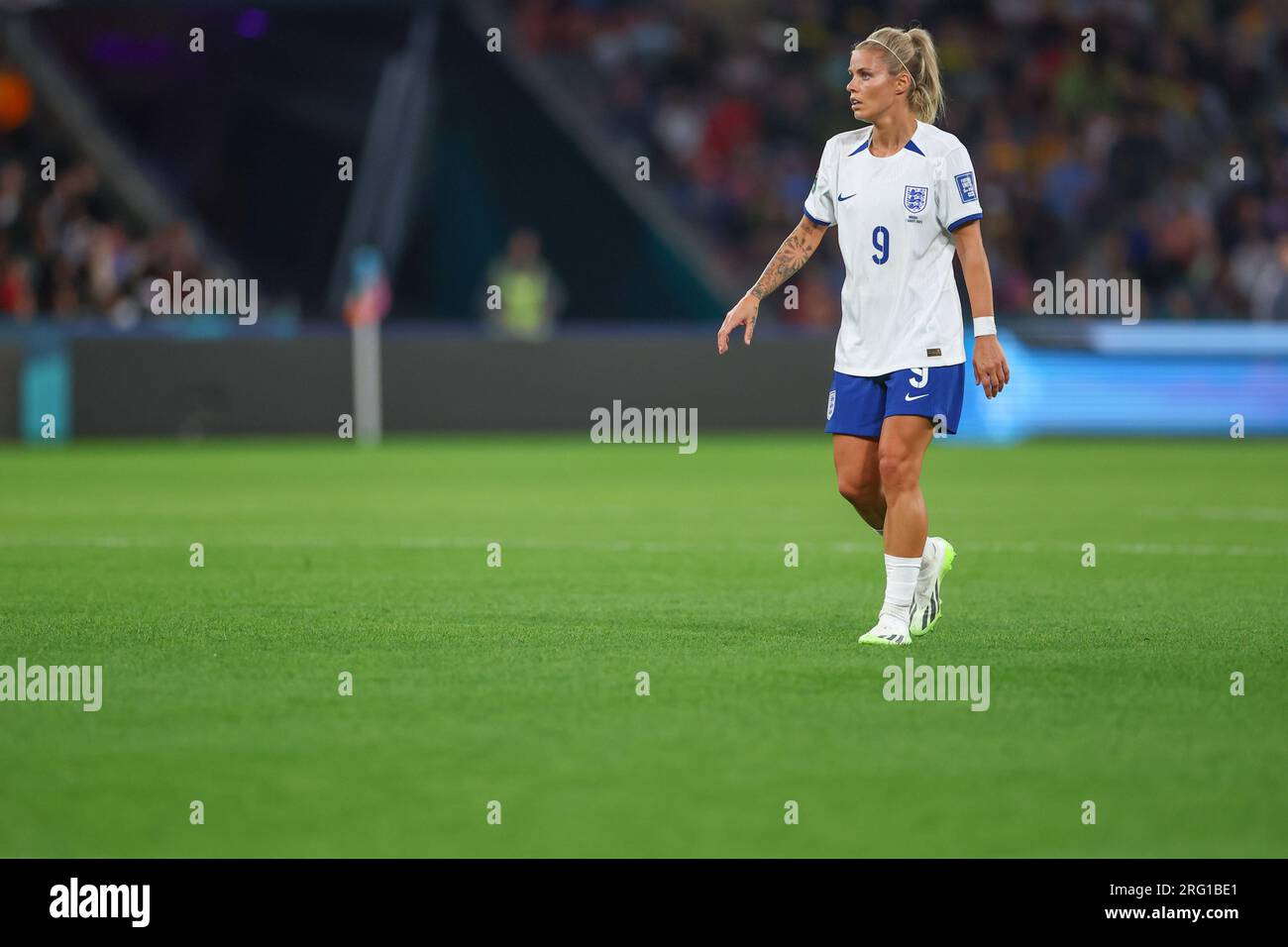 Rachel Daly #9 d'Angleterre lors du match de la coupe du monde féminine de la FIFA 2023 Angleterre femmes vs Nigeria femmes au Suncorp Stadium, Brisbane, Australie, 7 août 2023 (photo de Patrick Hoelscher/News Images) Banque D'Images