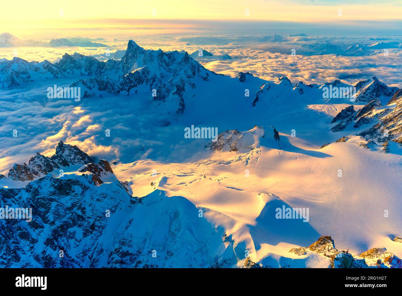 Mont-Blanc Massif : Top of Aiguille Du Midi - Chamonix, Haute-Savoie
