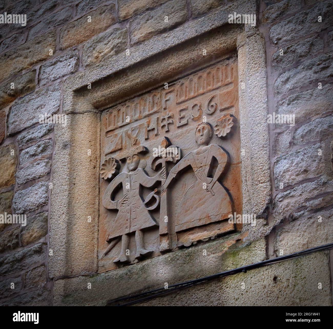 Heptonstall village, Hebden Bridge, Yorkshire, Angleterre, Royaume-Uni Banque D'Images