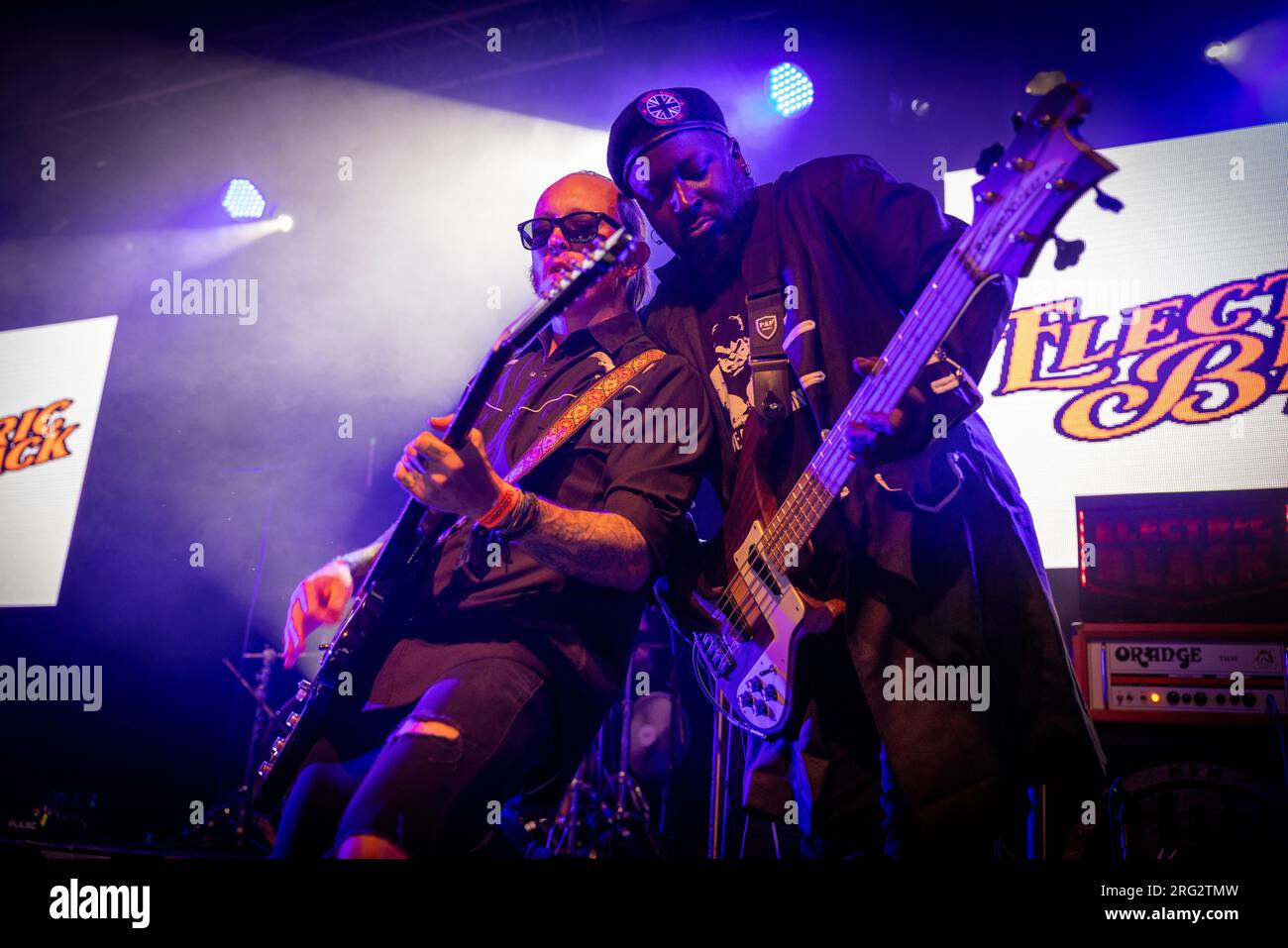 Performance live à HRH AOR, Blues and Crows à l'O2 Academy, Leicester, juin 2023 Banque D'Images