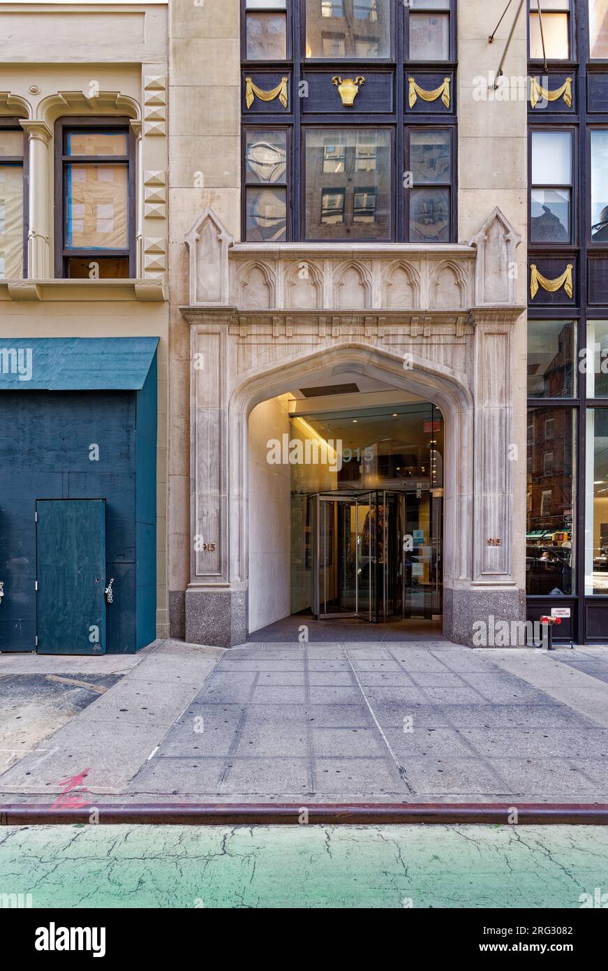 Quartier historique de Ladies’ Mile : Broadway Building, 915 Broadway, est un immeuble de loft centenaire modernisé pour les bureaux. Banque D'Images