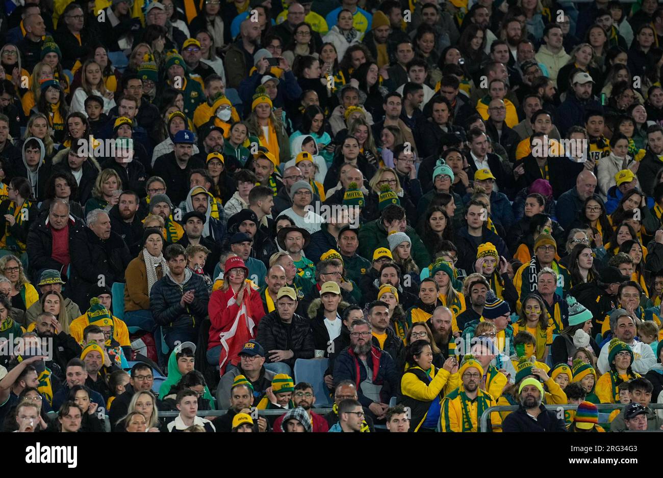 Août 07 2023 : fans danois pendant un match, AT, . Kim Price/CSM Banque D'Images