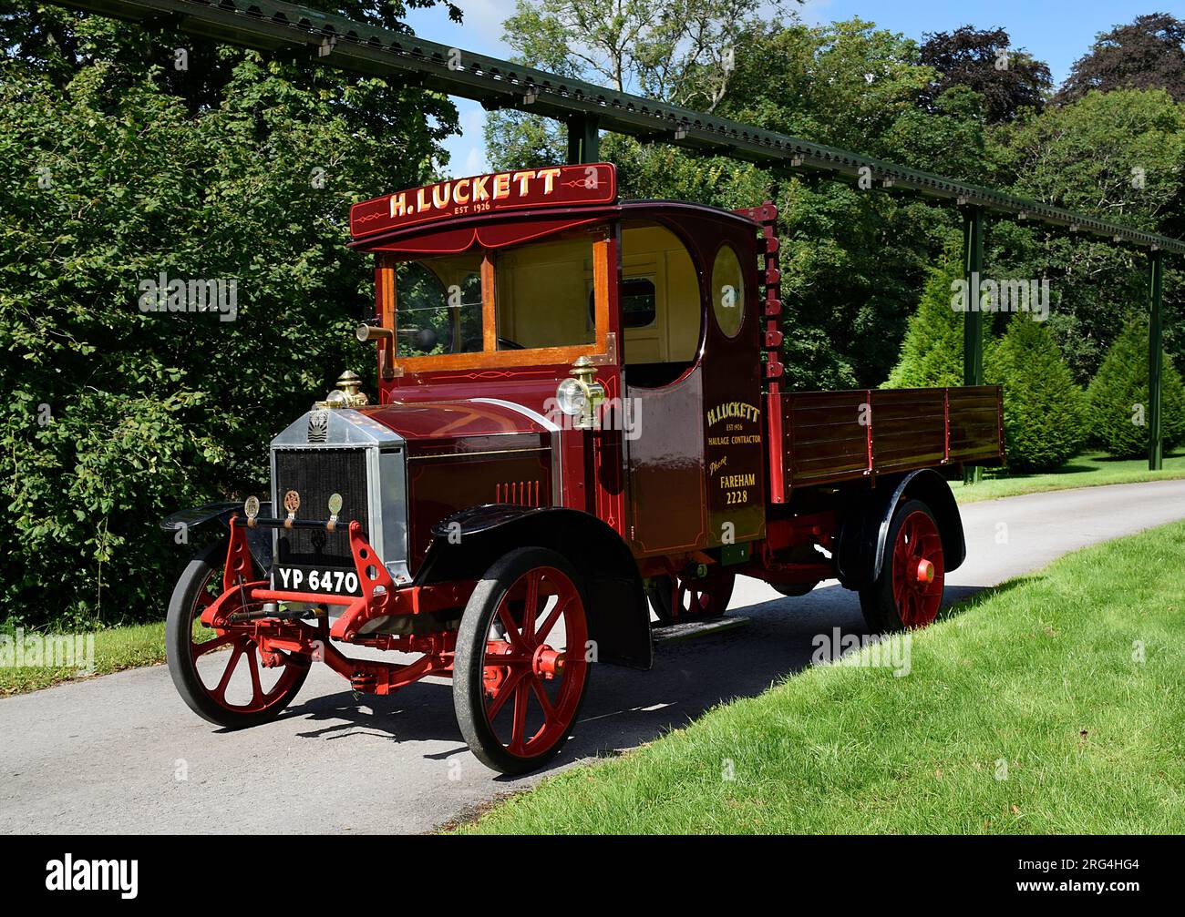 Camion Lucketts Albion 24hp 1925 Banque D'Images