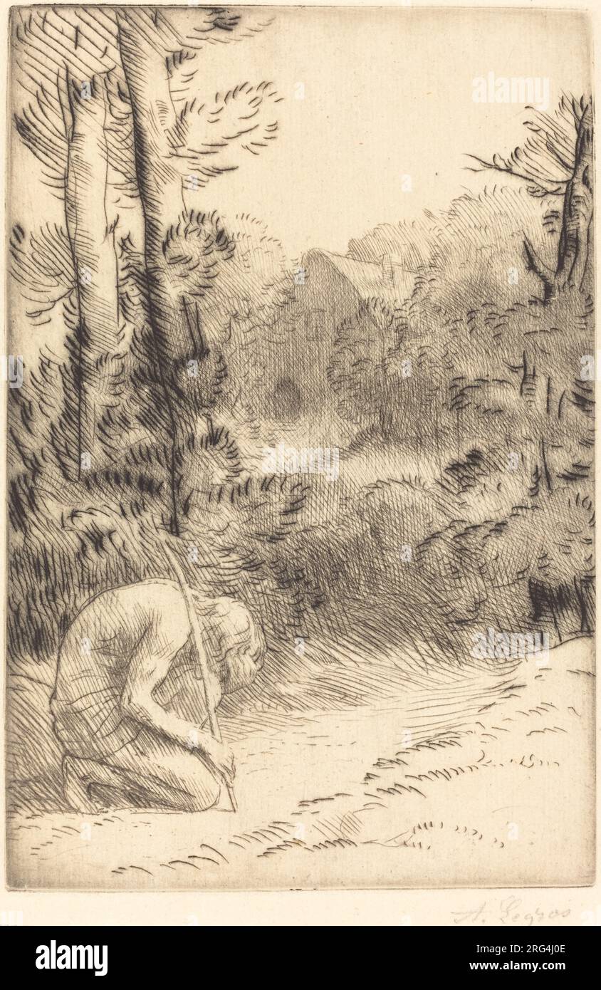 Le fils prodigue, 2e planche (l'enfant prodigue) par Alphonse Legros Banque D'Images
