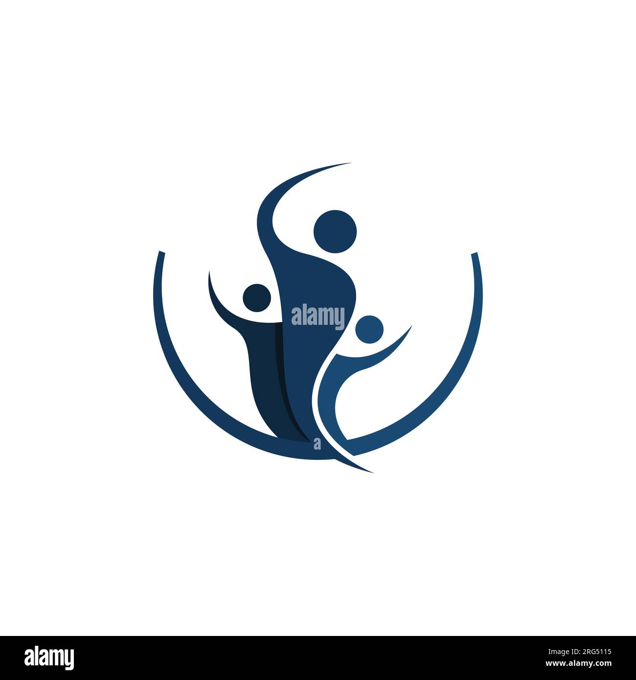 Image vectorielle de conception de logo de figure humaine abstraite. Logo de figures humaines abstraites icône de conception d'éléments Illustration de Vecteur