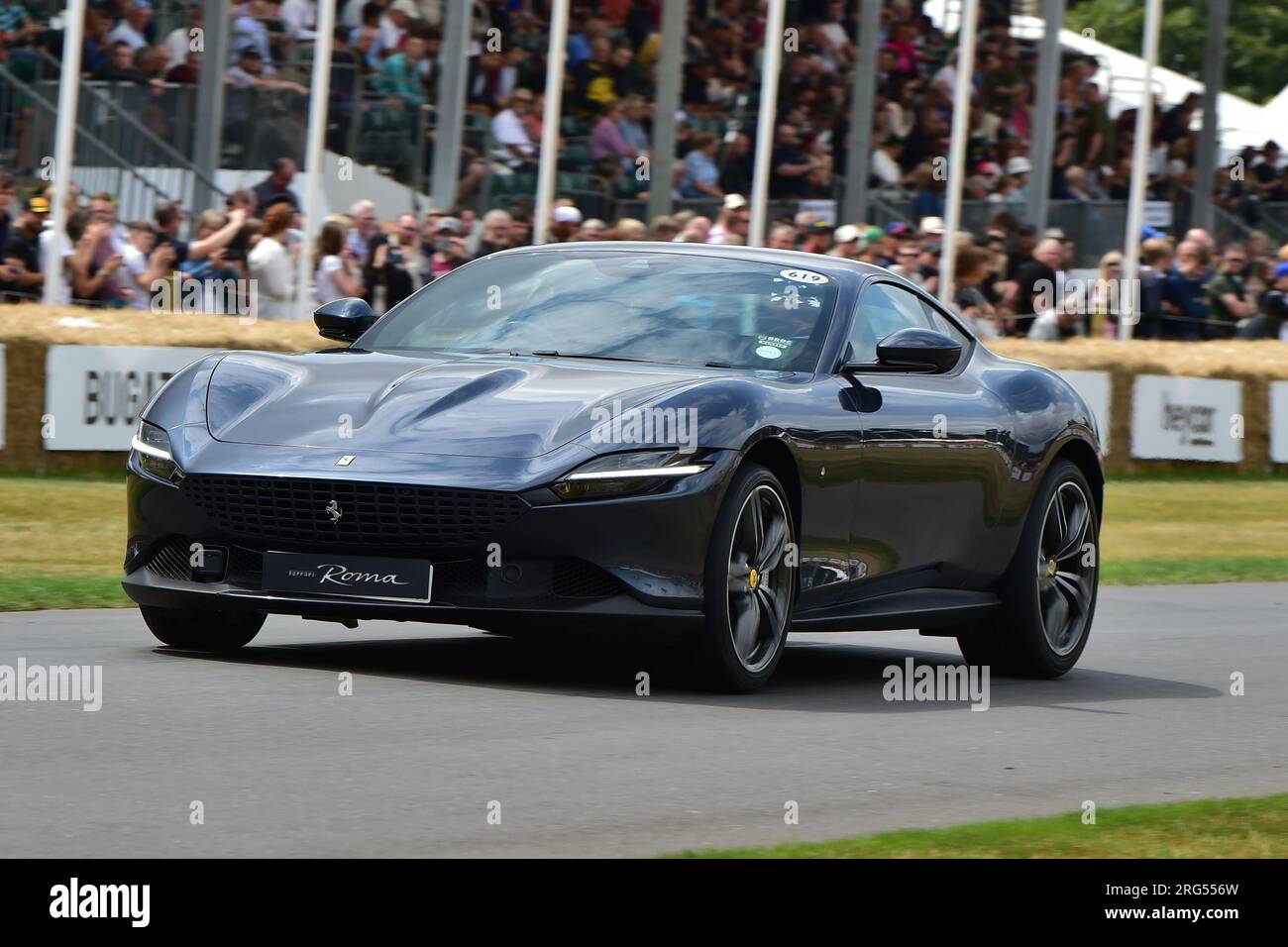 Patrick Blakeney-Edwards, Edward Morris, Edward Norfolk, Ferrari Roma S-A coupé, Supercar Run, une occasion de voir, d'entendre et de se rapprocher de la Wor Banque D'Images