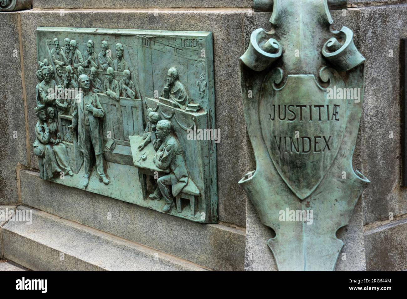 Statue de Joseph Howe à Halifax Nouvelle-Écosse Canada Banque D'Images