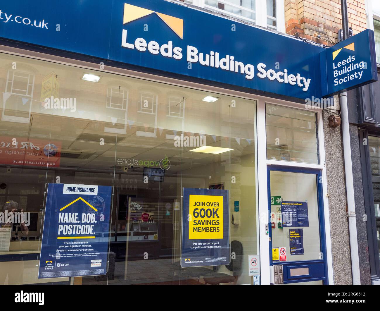 Leeds Building Society, Reading, Berkshire, Angleterre, Royaume-Uni, GO. Banque D'Images