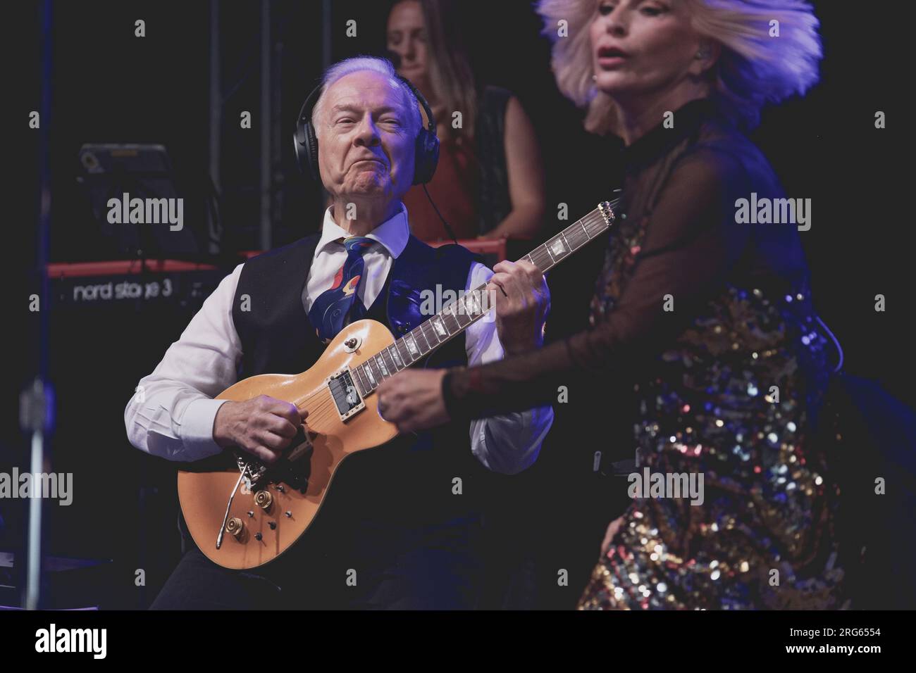 Toyah et Robert Fripp, Festival de Wickham 2023 Banque D'Images