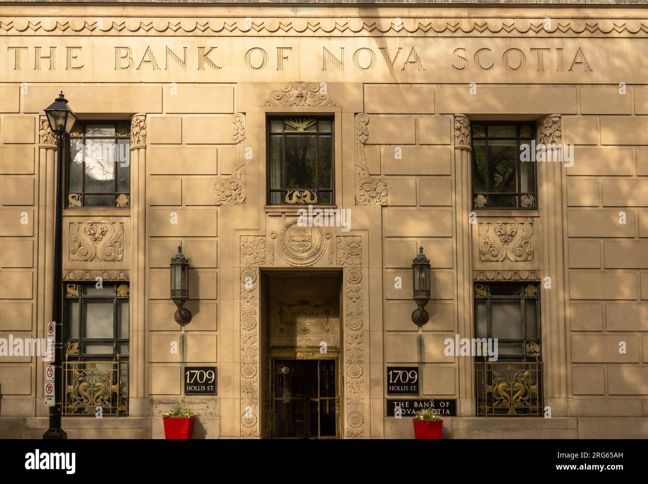 La banque de Nouvelle-Écosse opérant comme immeuble de la Banque Scotia à Halifax, Nouvelle-Écosse Banque D'Images La banque de Nouvelle-Écosse opérant comme immeuble de la Banque Scotia à Halifax, Nouvelle-Écosse Banque D'Images