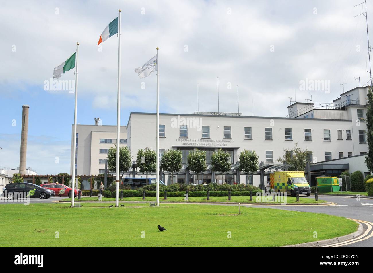 Hôpital universitaire Limerick. Irlande Banque D'Images