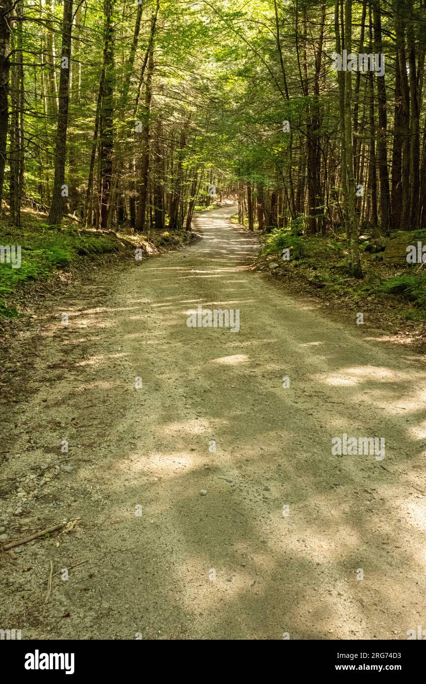 Une vieille route de campagne dans le nord du comté de Worcester Banque D'Images