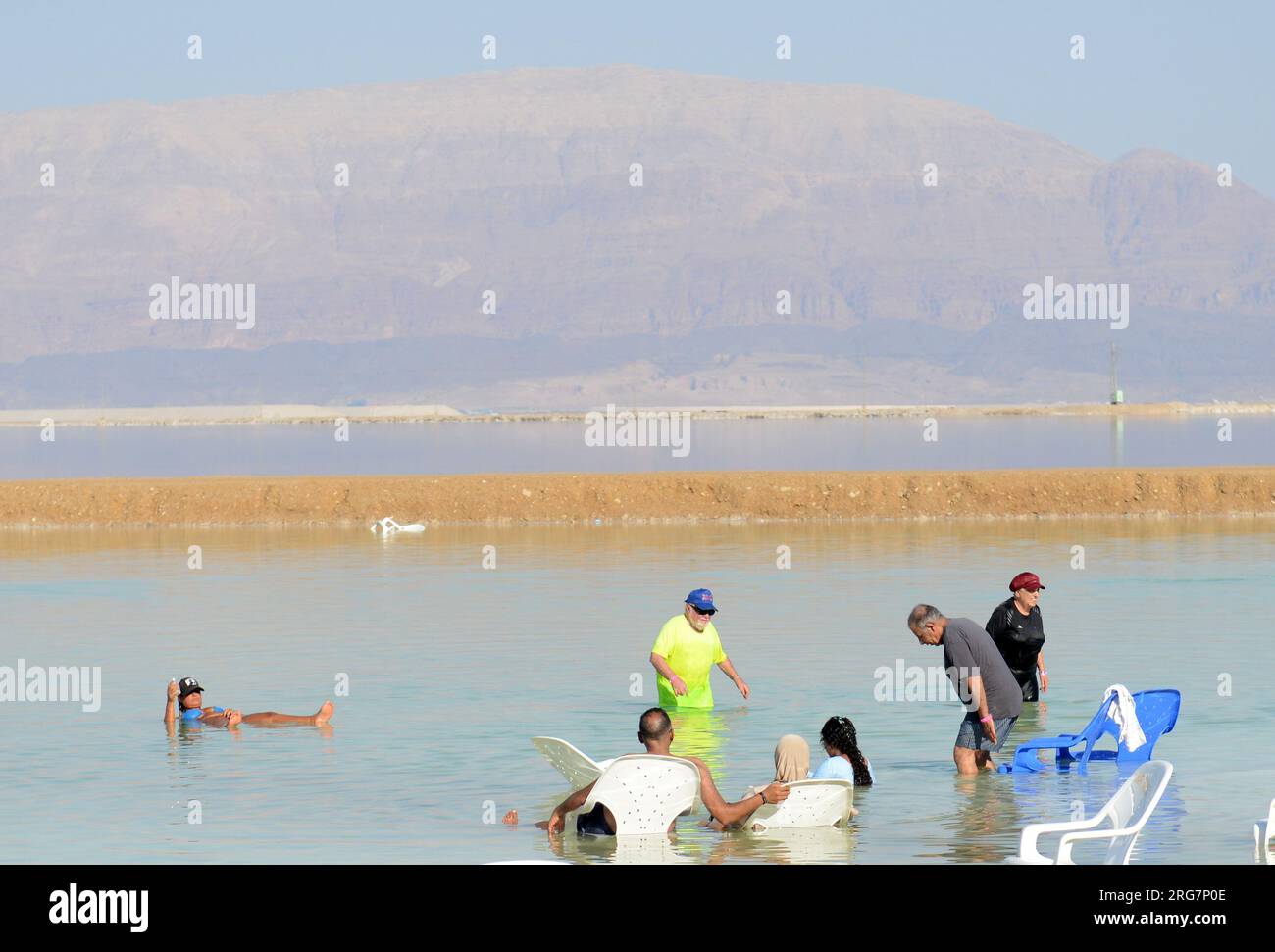 Tourisme de santé à la mer Morte en Israël. Banque D'Images