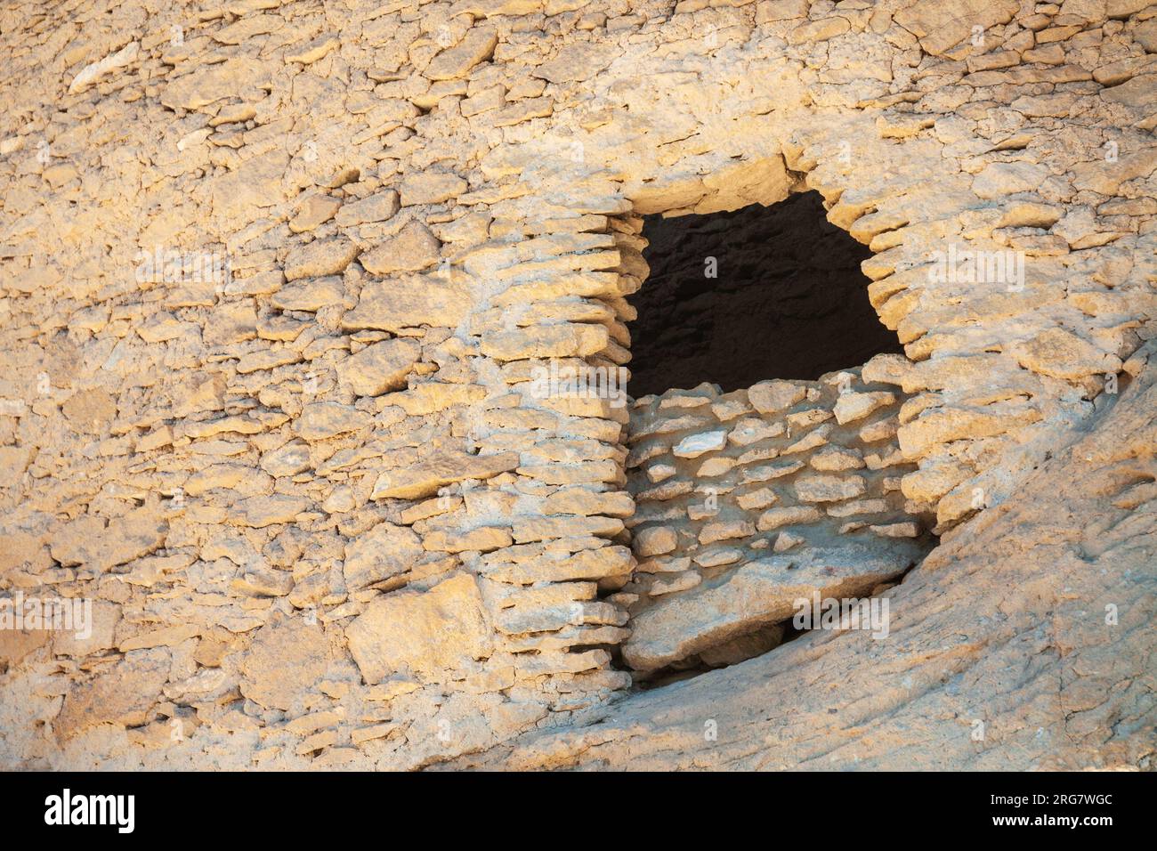 Gila Cliff Dwellings National Monument au Nouveau-Mexique Banque D'Images