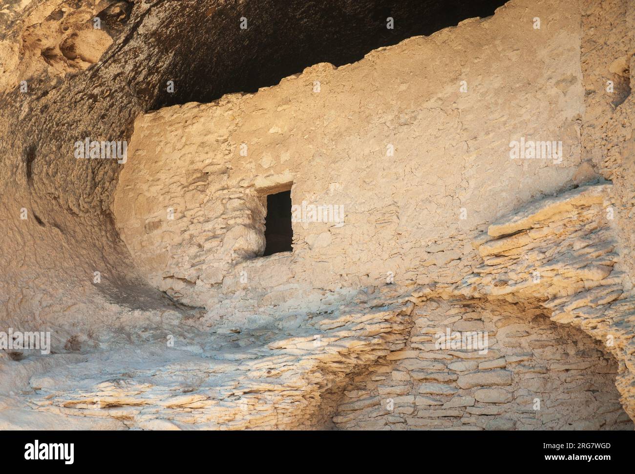 Gila Cliff Dwellings National Monument au Nouveau-Mexique Banque D'Images
