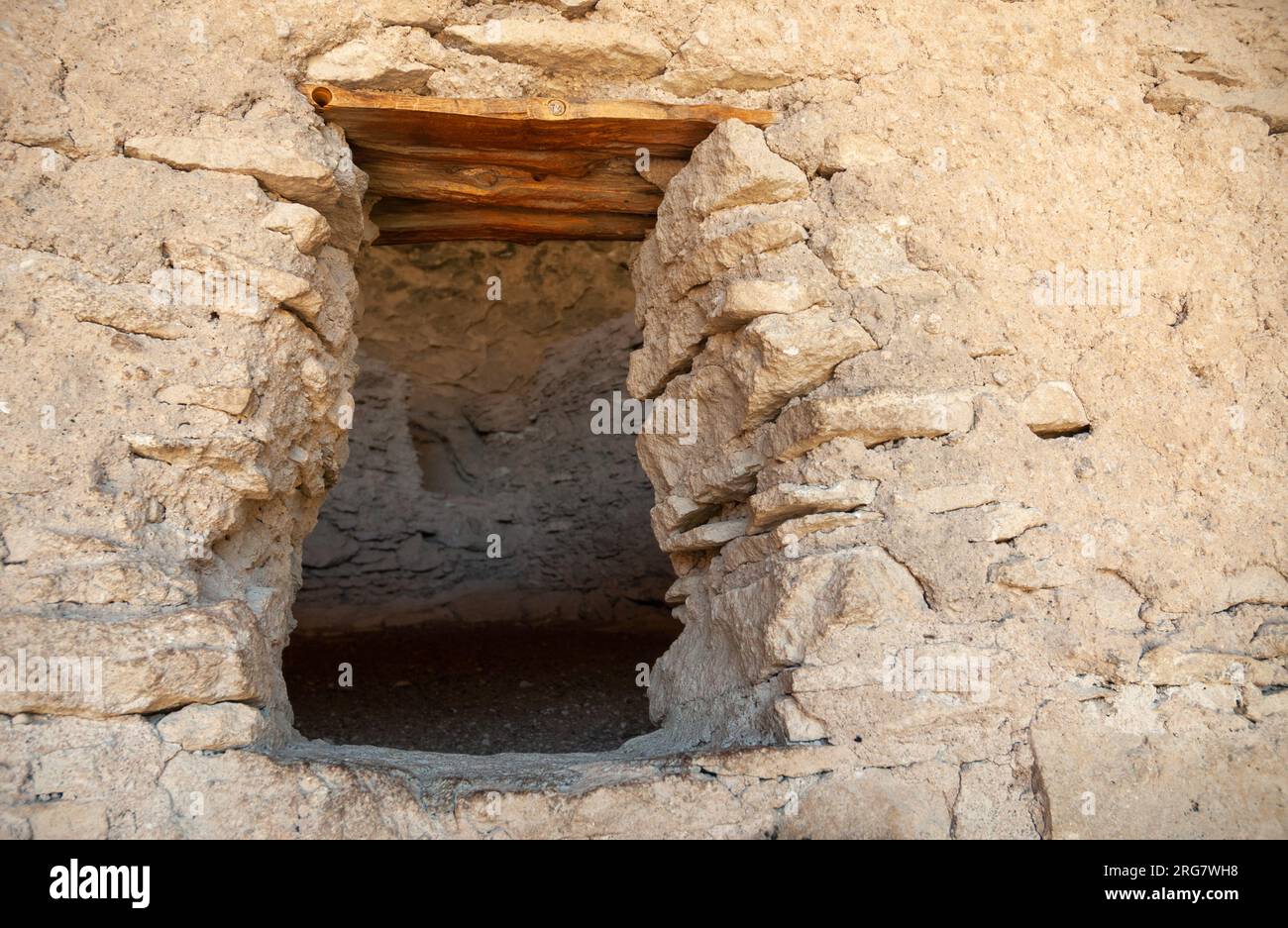 Gila Cliff Dwellings National Monument au Nouveau-Mexique Banque D'Images