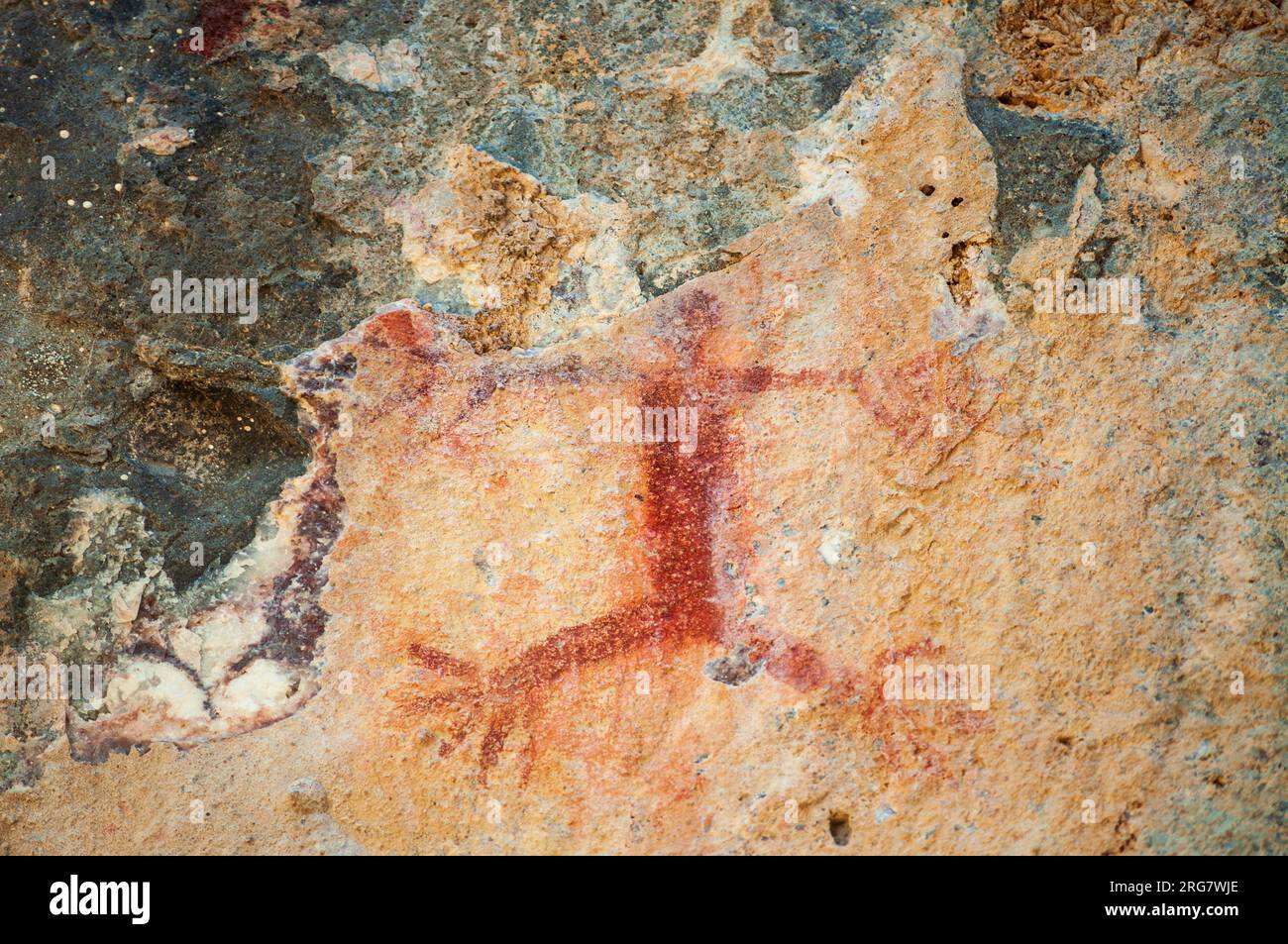 Gila Cliff Dwellings National Monument au Nouveau-Mexique Banque D'Images