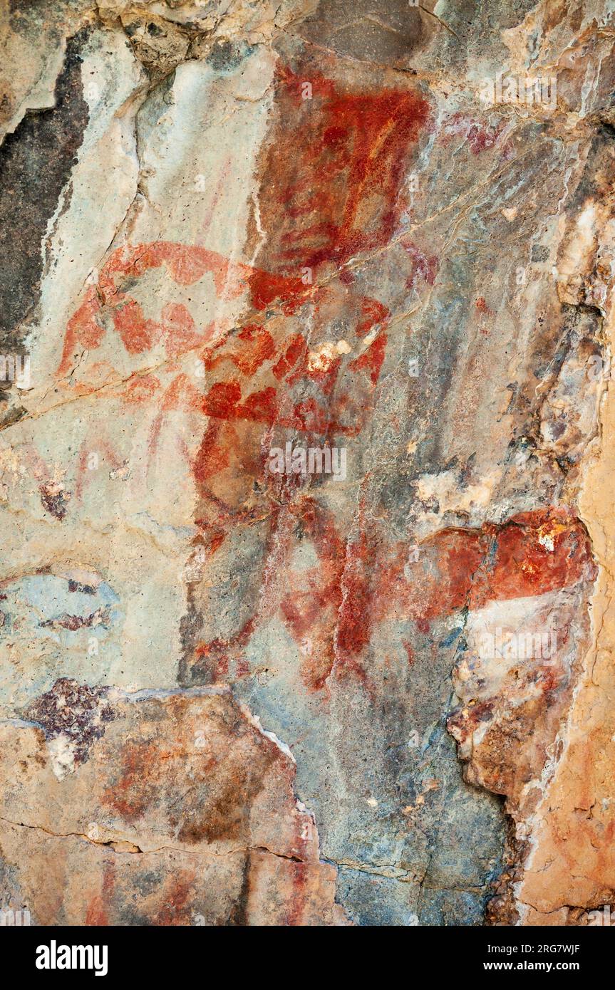 Gila Cliff Dwellings National Monument au Nouveau-Mexique Banque D'Images