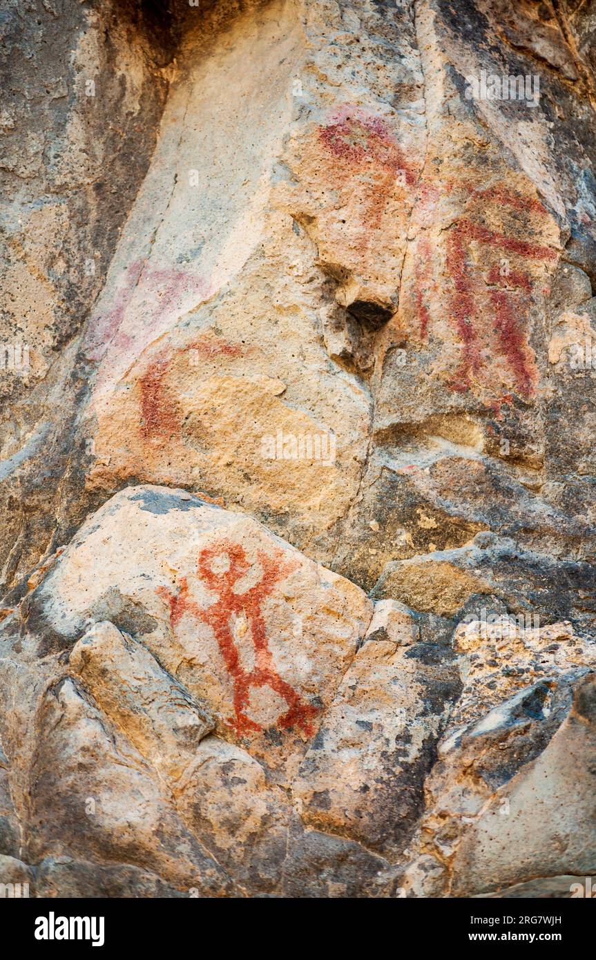 Gila Cliff Dwellings National Monument au Nouveau-Mexique Banque D'Images