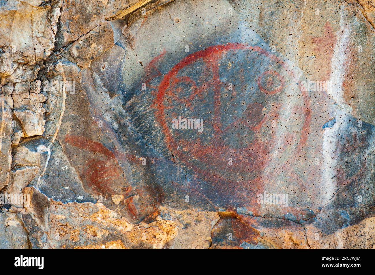 Gila Cliff Dwellings National Monument au Nouveau-Mexique Banque D'Images