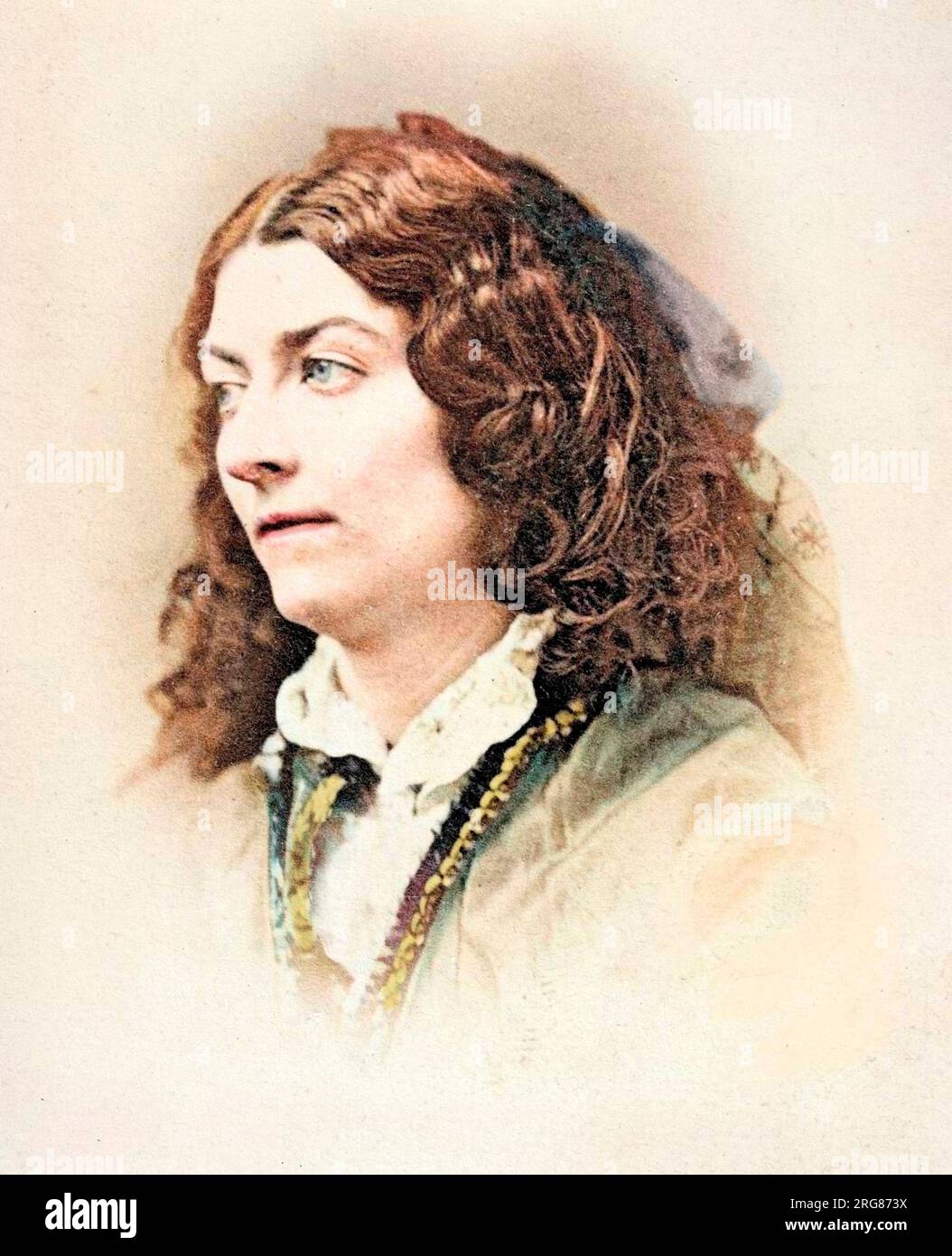Portrait de Lola Montes ou montez (ou Maria Dolores Gilbert) (1818-1861), favorite de Louis Ier de Bavière Banque D'Images