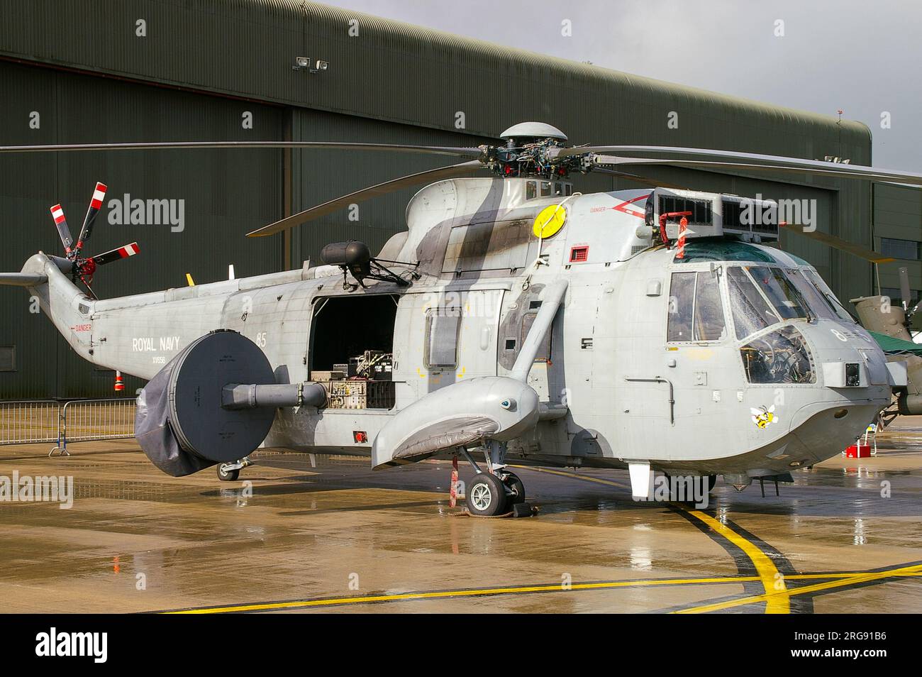 Westland WS-61 Sea King ASaC7 XV656. Surveillance et contrôle aéroportés Mk.7, converti de AEW2. Version Airborne Early Warning avec 849 NAS Banque D'Images