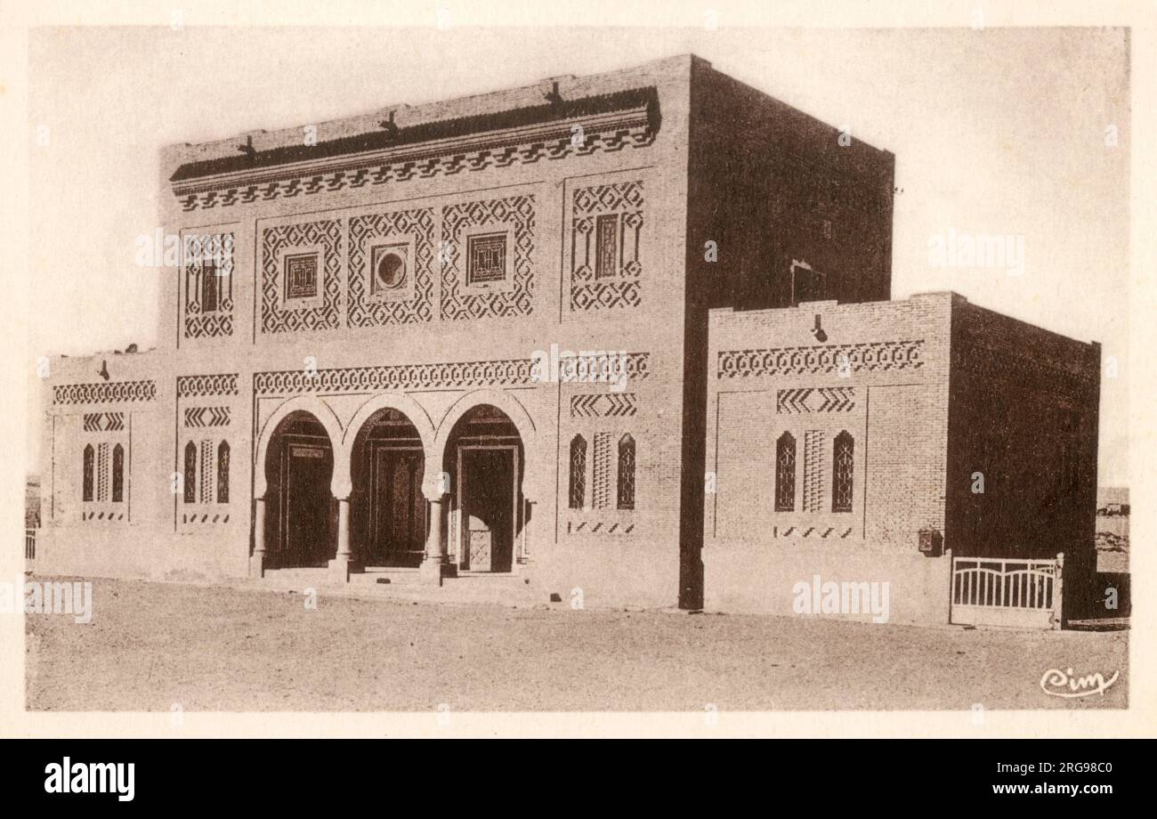 Tozeur, sud ouest de la Tunisie - la gare Banque D'Images