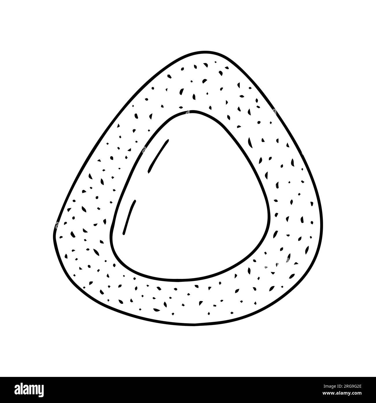 mangoustan en coupe Illustration de Vecteur