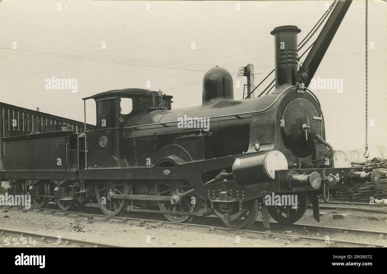 Highland Railway Locomotive No 44, Highlands, Écosse. Banque D'Images