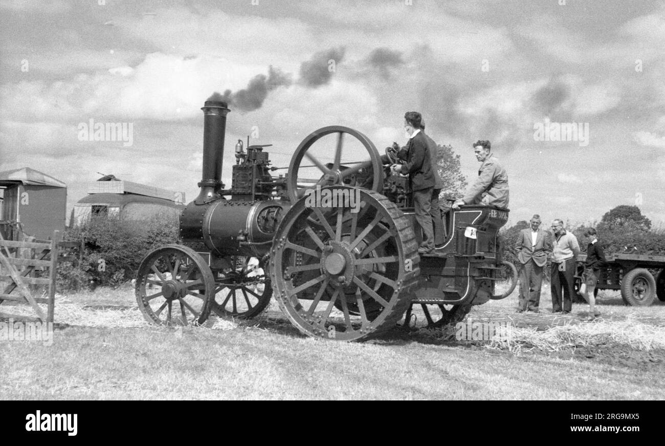 Moteur à usage général Burrell, réf. EB 3056, numéro: 2421 'Old Glory'. Construit en 1901 par Charles Burrell & Sons à Thetford, alimenté par un moteur à vapeur à cylindre unique 7 NHP. Banque D'Images