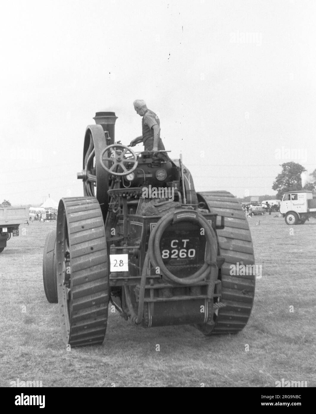 Moteur à usage général Clayton et Shuttleworth, regn. CT 8260, numéro 48162, construit en 1918 par Clayton & Shuttleworth de Lincoln, alimenté par un moteur à vapeur composé de PSN 7. Banque D'Images