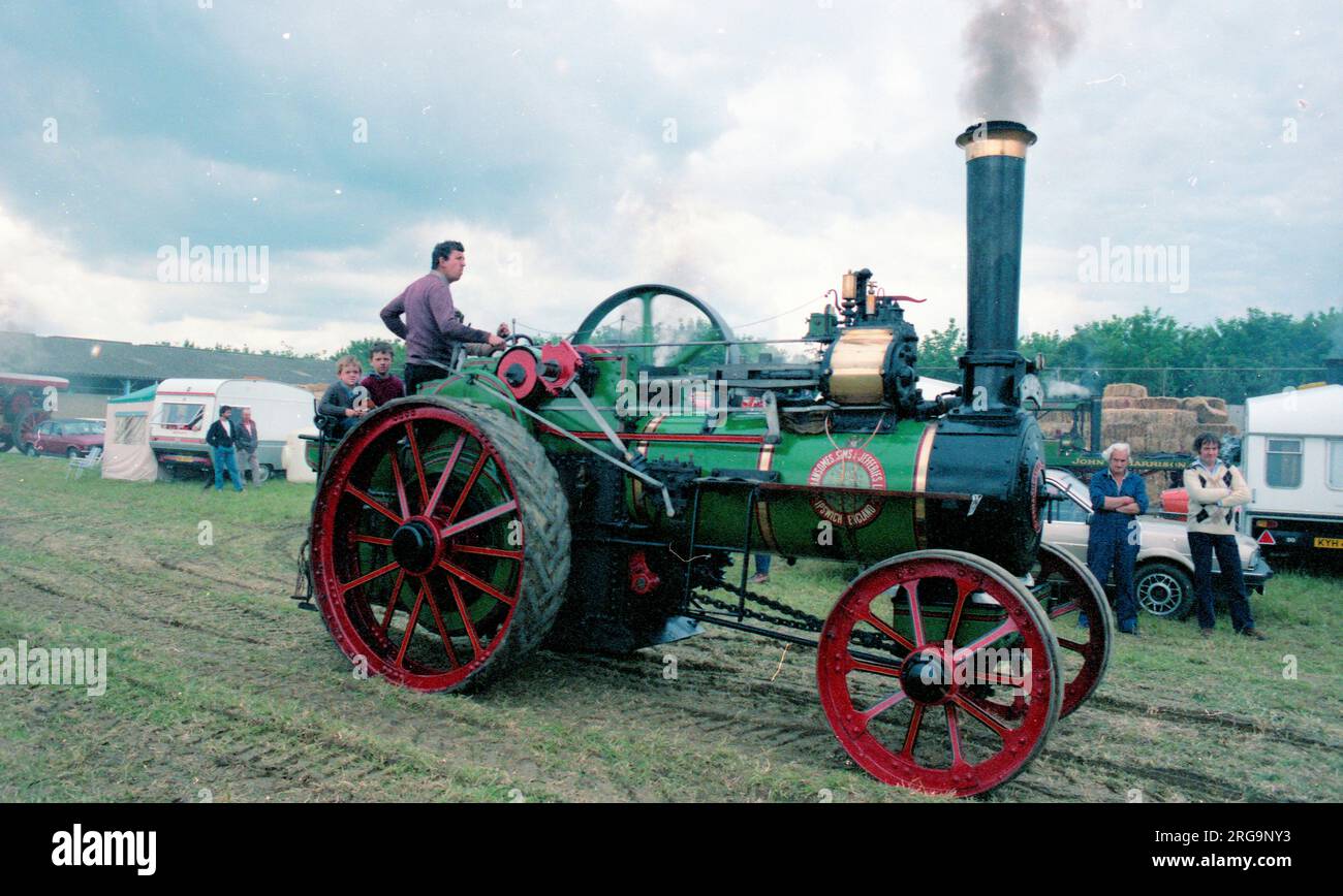 Fabricant: Ransomes Sims & Jefferies at Ipswich Type: Usage général Numéro du moteur: 15609 Construit: 1904 enregistrement: CJ 4220 cylindres: Un seul PSN: 6 Nom: Lady Diana Banque D'Images