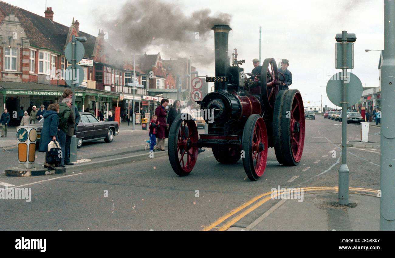 Fabricant: Clayton & Shuttleworth de Lincoln Type: Usage général Numéro du moteur: 48759 Construit: 1926 enregistrement: CT 8263 cylindres: Un seul PSN: 7 Banque D'Images