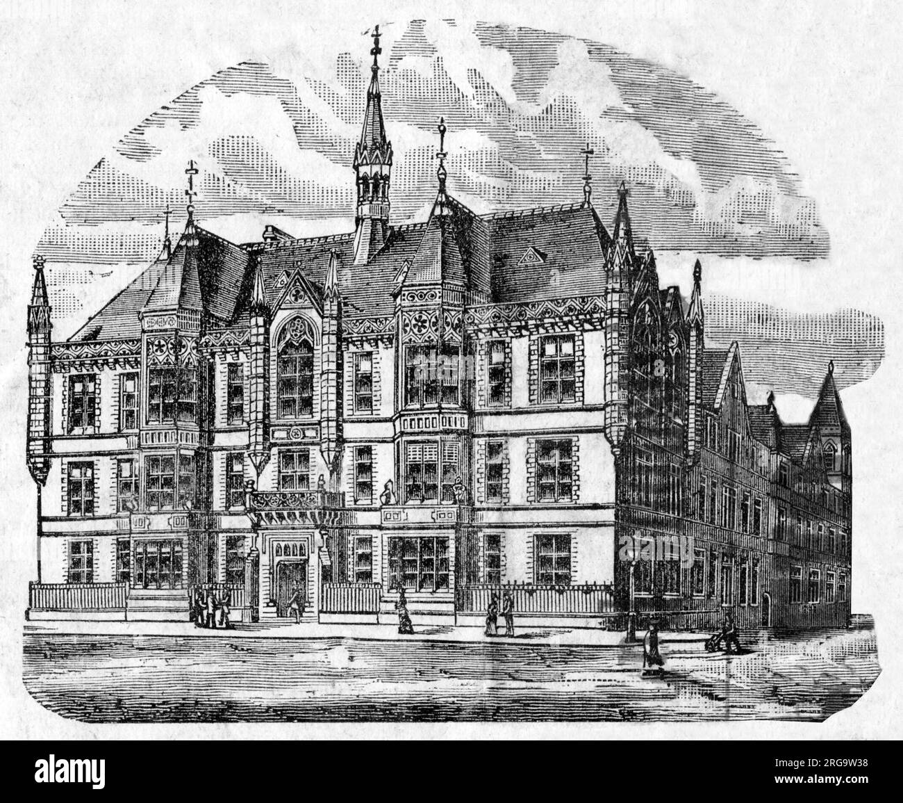 Huddersfield Technical School and Mechanics Institute. Banque D'Images