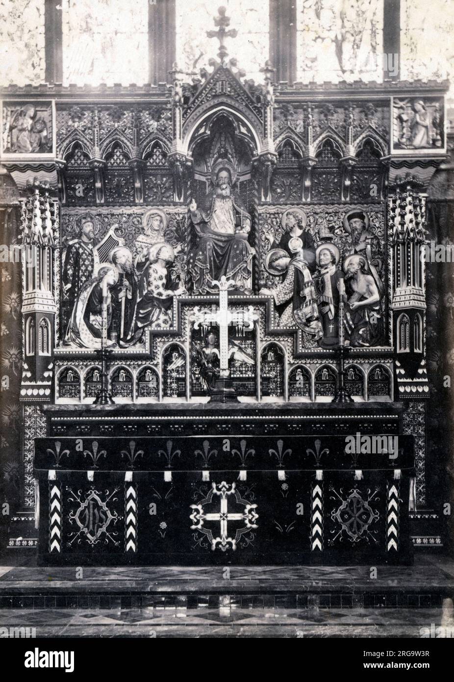 L'autel - Eglise de la Toussaint, Clifton, Bristol. Banque D'Images