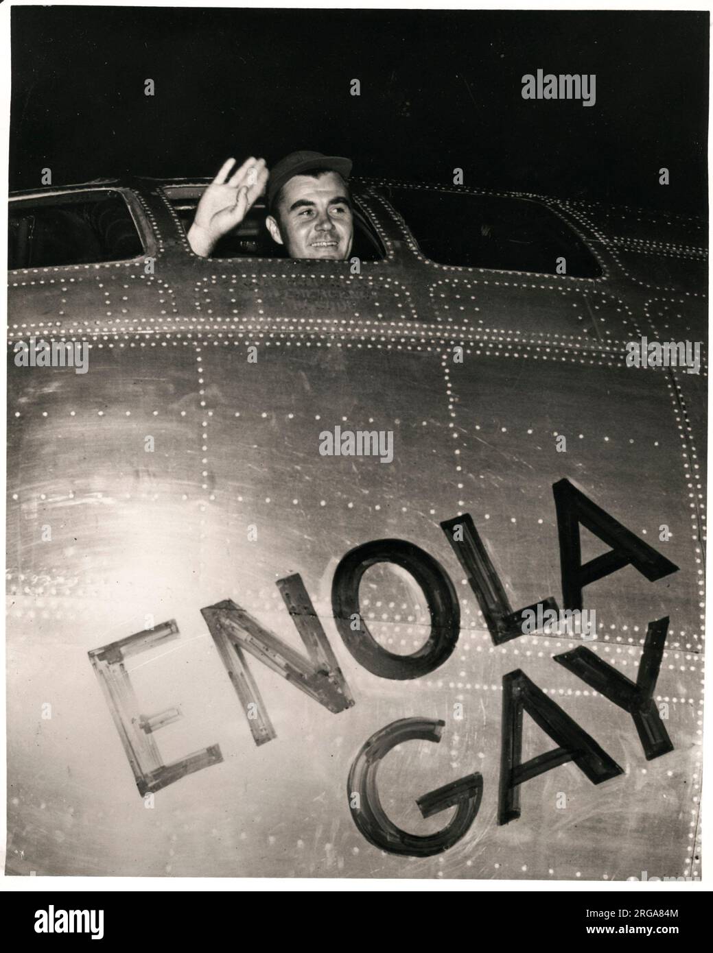 Enola gay, avion utilisé pour déposer la bombe atomique sur Hiroshima, au Japon, en 1945, deuxième Guerre mondiale Banque D'Images