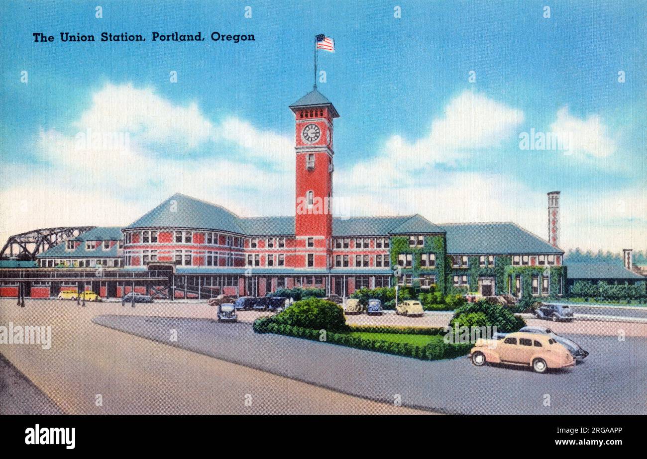 Portland, Oregon, États-Unis - Union Station. Banque D'Images