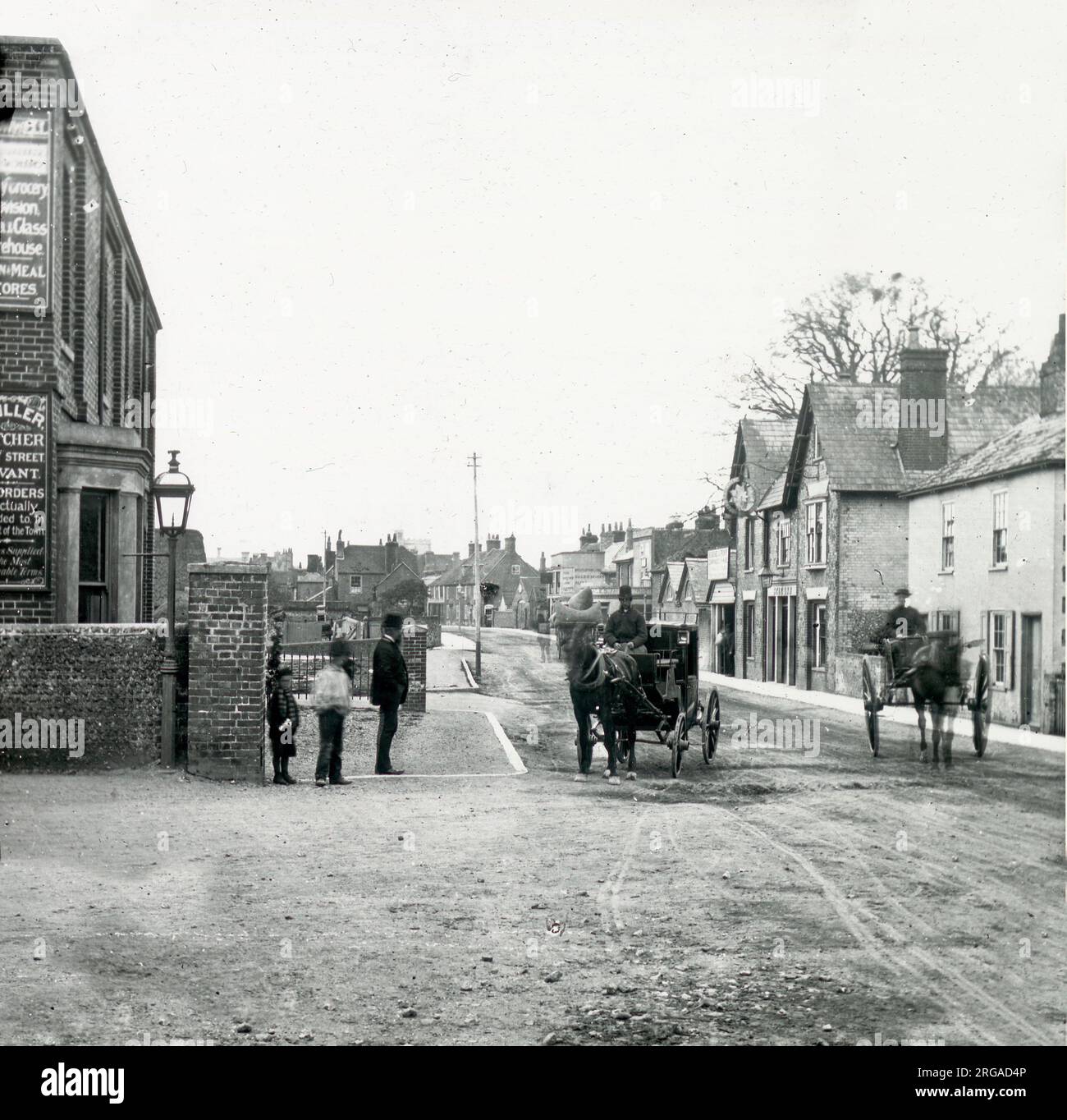Havant High Street, Hampshire, Angleterre Banque D'Images