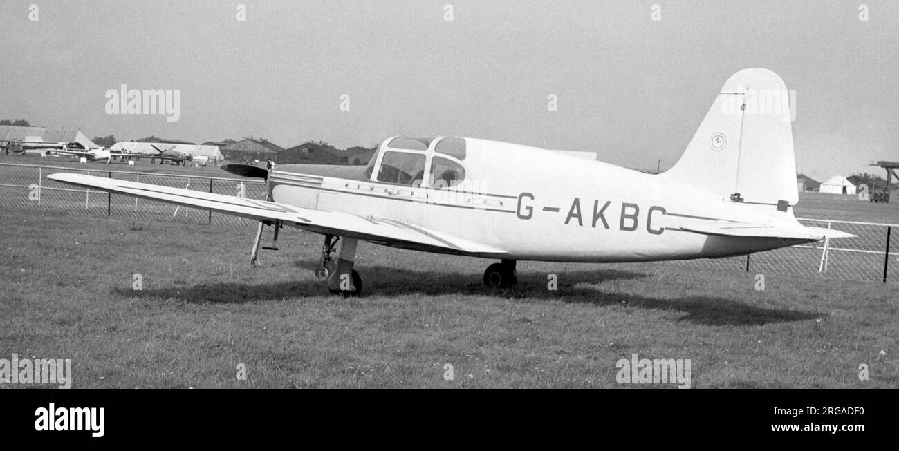 Elliotts de Newbury AP.4 EON G-AKBC (msn 1, alias Newbury EON) au salon SBAC Farnborough Air 1948 Banque D'Images