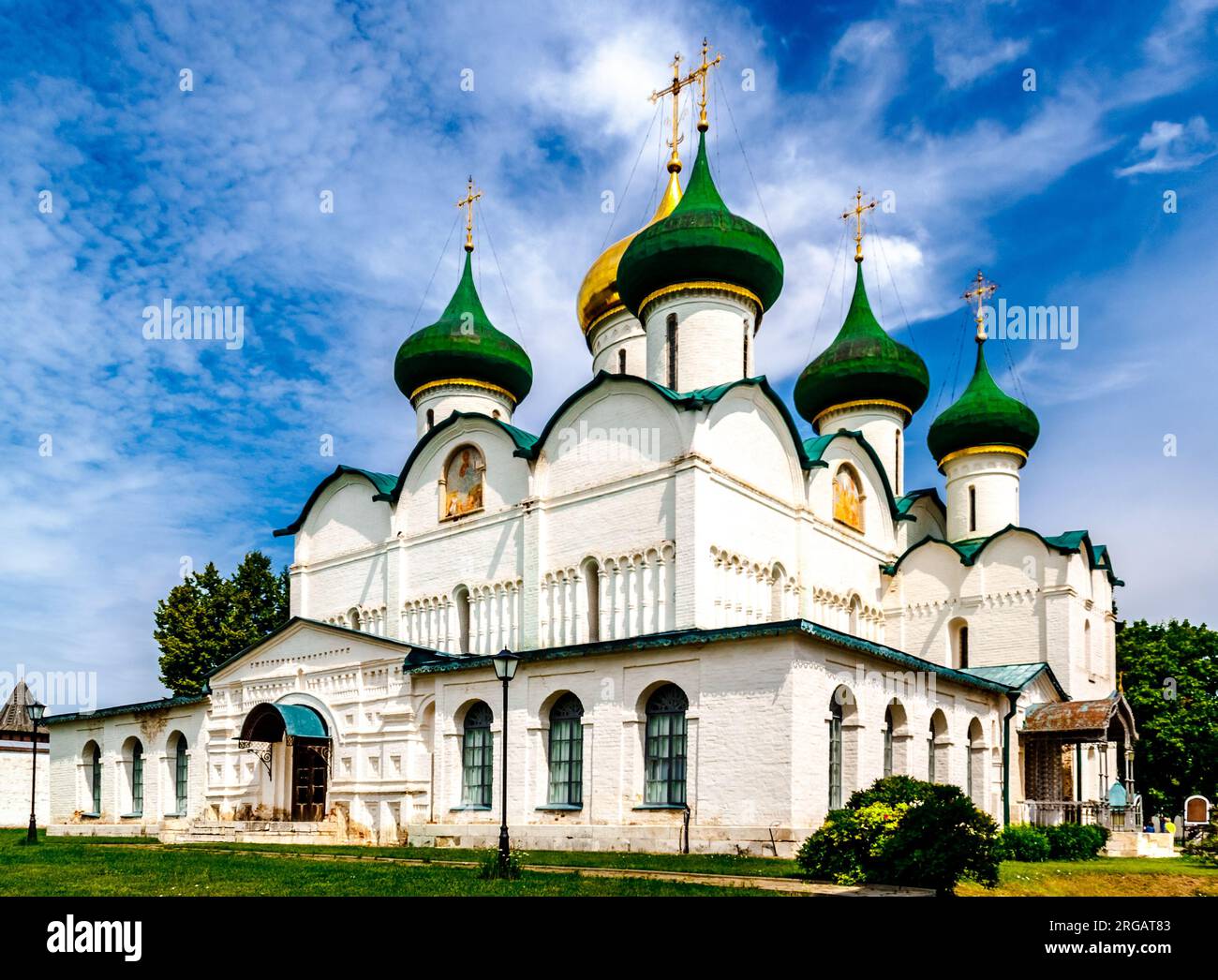 Transfiguration Cathédrale de Spaso-Evfimiev (Saint Euthymius) Monastère à Souzdal, une ancienne ville-musée russe bien conservée. Banque D'Images