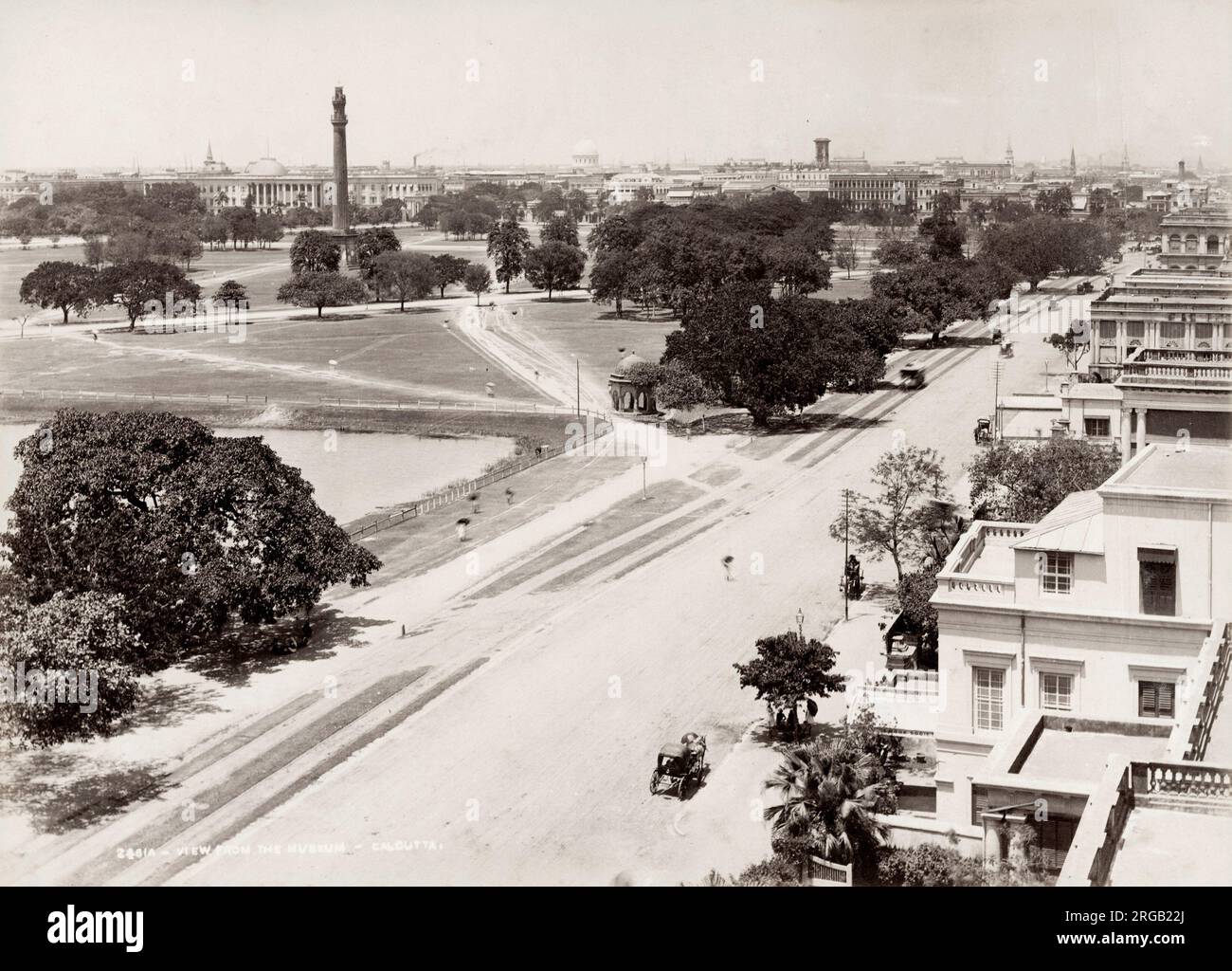 Photographie du XIXe siècle : vue de Calcutta, Kolkata, Samuel Bourne, 1860. Banque D'Images