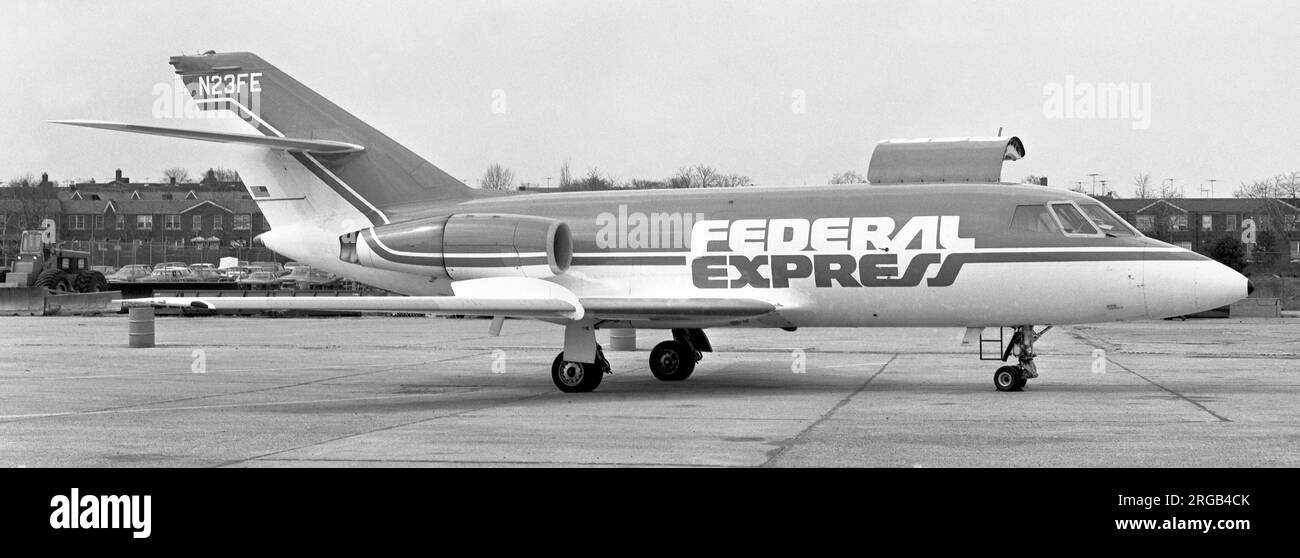Dassault Falcon 20DC N23FE (msn 224), de Federal Express (FedEx). Banque D'Images
