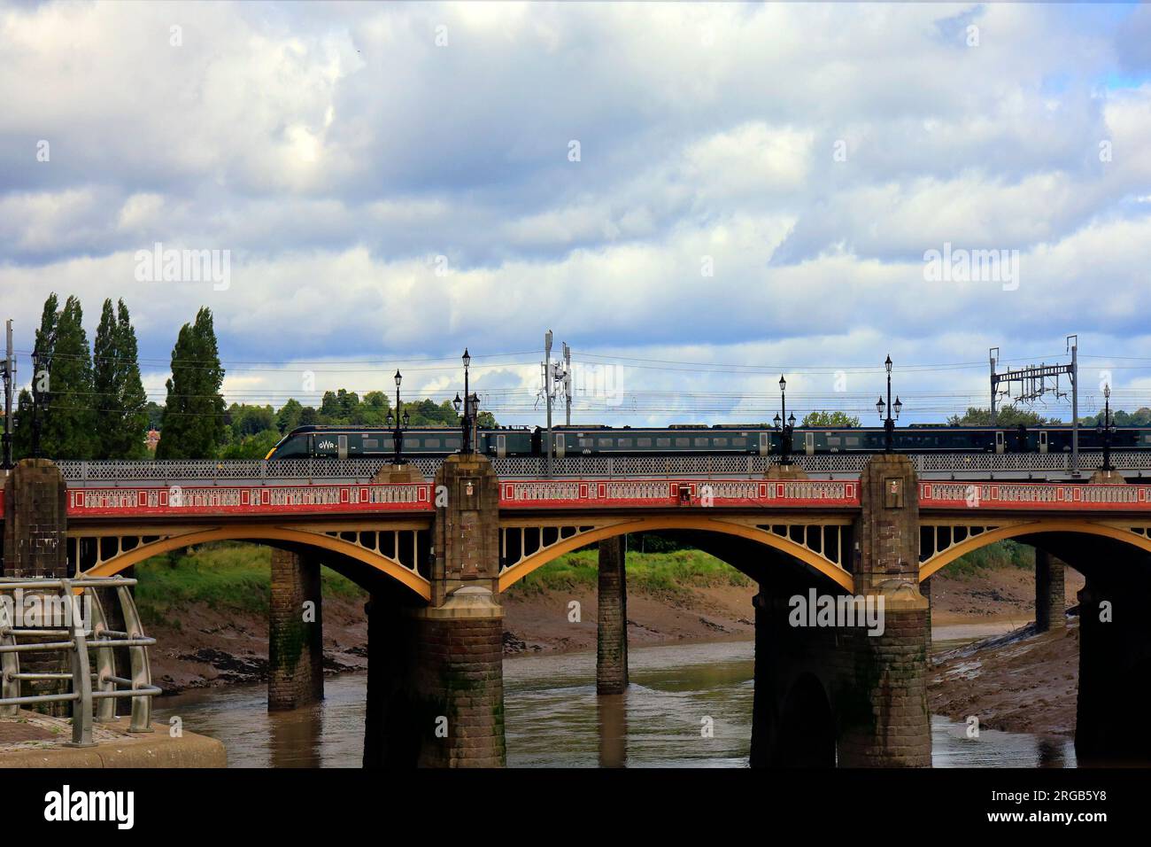 Ponts ferroviaires et routiers, Newport, Galles du Sud scènes. Août 2023 Banque D'Images