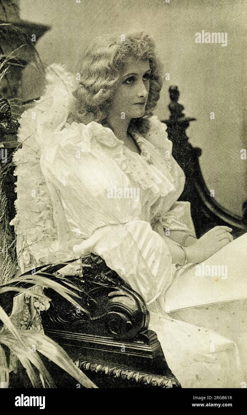 Alice Lethbridge, danseuse de Music-hall anglaise Banque D'Images