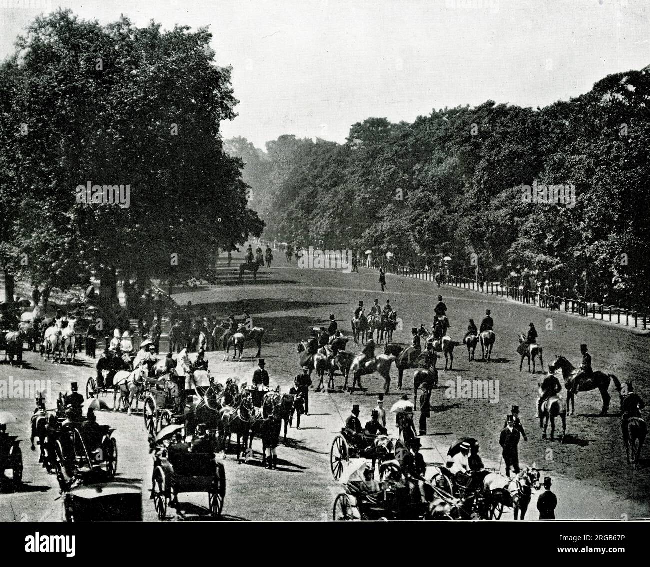 Rotten Row, Londres Banque D'Images