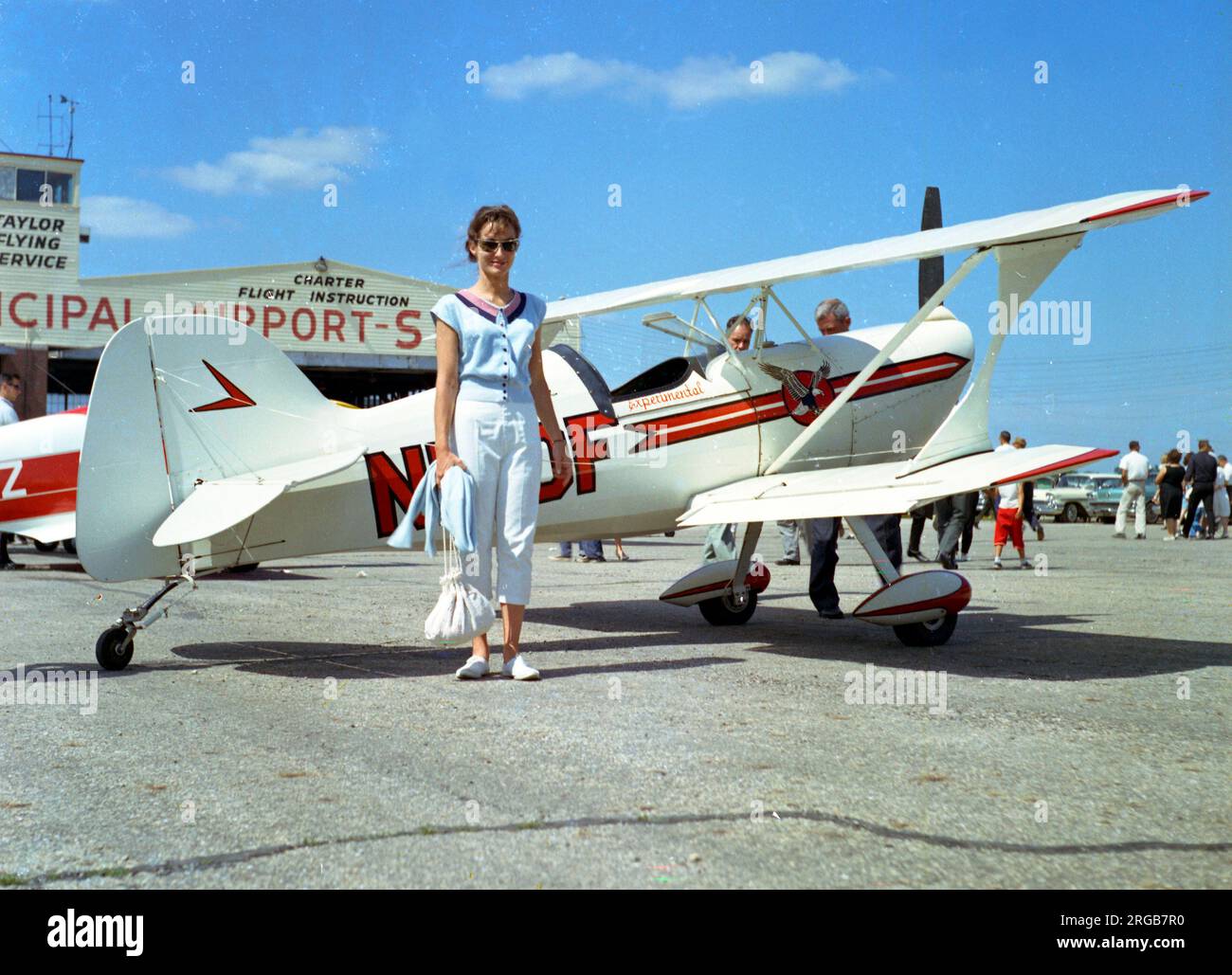 Acro Sport 1, un avion aérobie maison. Banque D'Images